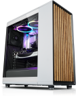 ATX-Midi Fractal Design North Chalk White TG clear