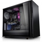 ATX-Midi Fractal Design Define R6 Black TG, schallgedämmt