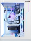 ATX-Midi Panorama Curve liquid inkl. 6 Effektlüfter, weiss