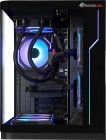 ATX-Midi Panorama Curve liquid inkl. 6 Effektlüfter, schwarz