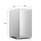 ATX-Midi be quiet! Pure Base 501 weiss (Airflow)