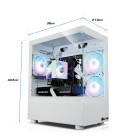 ATX-Midi Invader XS, weiß