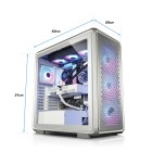 ATX-Midi Cooler Master Masterframe 600, silber