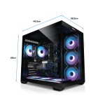 ATX-Midi Panorama V3 inkl. 7 Effektlüfter