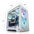 ATX-Midi Thermaltake View 51 TG ARGB Snow white