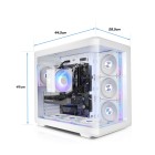 ATX-Midi Panorama Curve III inkl. Effektlüfter, weiss