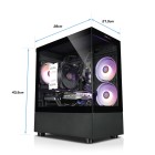 ATX-Midi Invader XS, schwarz
