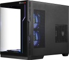 ATX-Midi Panorama Curve inkl. 6 Effektlüfter, schwarz