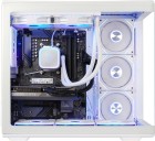 ATX-Midi Panorama Curve III liquid inkl. 7 Effektlüfter, weiss