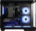 ATX-Midi Panorama Curve inkl. 6 Effektlüfter, schwarz