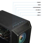 ATX-Midi Citadel Mesh, ARGB, Tempered Glas