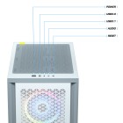 ATX-Midi Corsair 4000D Airflow, inkl. 4x RGB Lüfter, weiss
